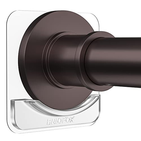 Extra-Large Adhesive Shower Curtain Rod Holder