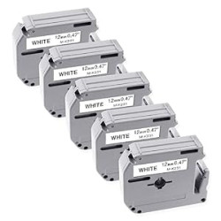 5-Pack P touch M-K231 tape Compatible