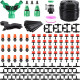 165FT/50M Drip Irrigation Hose+200PCS Irrigation System Kit