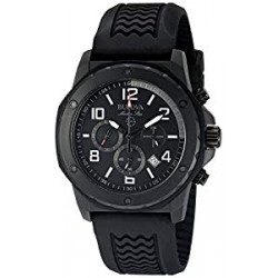 Men's 44mm Marine Star Silicone Chronograph Watch