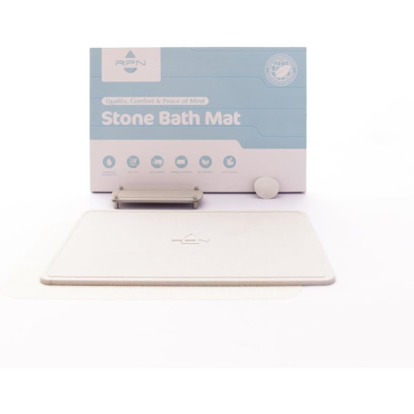 Stone Slab Bath Mat for Bathroom