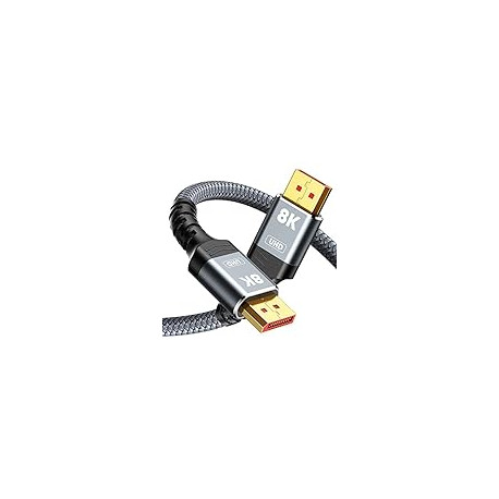 DisplayPort Cable 1.4, 8K DP Cable 6.6FT