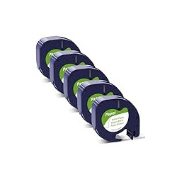 Replace for DYMO Letratag Refills 12mm x 4m 1/2 x 13 White Paper Label