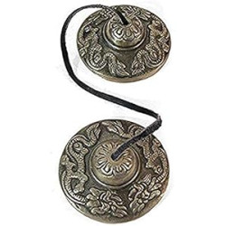 TIBETAN BUDDHIST HEART CHAKRA TINGSHA MANJEERA CYMBALS