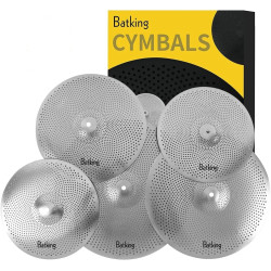 Cymbal 60%-70% 14/16/18/20”Quiet Cymbals Set of 5 pcs Practice