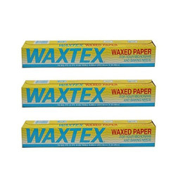 Waxtex Wax Paper, 75 sq ft, 1 CT, Pack of 3