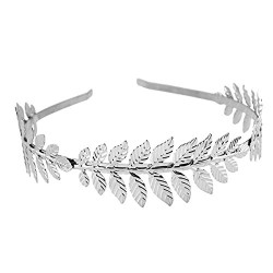 Women Lady Greek Roman Laurel Leaf Hair Hoop HeadBand Bridal
