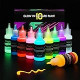 10 Extra Bright Colors Glow Paint (20 ml/0.7 oz)