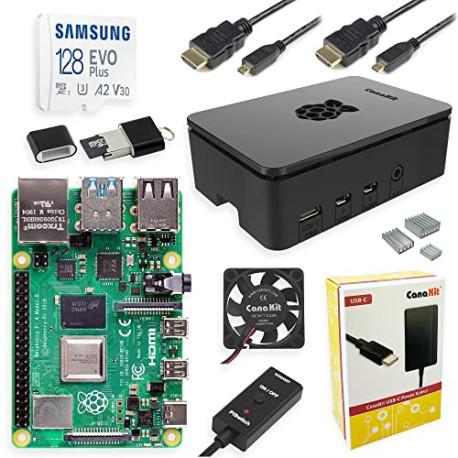 Pack 2 of Raspberry Pi 4 8GB Extreme Kit