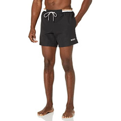 BOSS Men's Standard Signature Stripe Swim Trunk