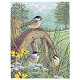 Meadow's Edge Counted Cross Stitch Kit, 11 x 14