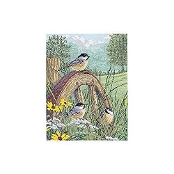 Meadow's Edge Counted Cross Stitch Kit, 11 x 14