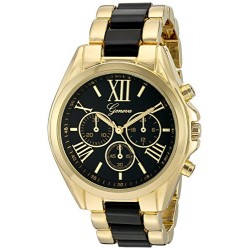 Women's GV/1000BKBK Multi-Function Dial Gold-Tone