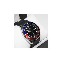 Casio Men's Stainless Steel Rubber Strap Divers Watch