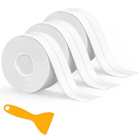 3 Packs Caulk Tape Waterproof Self Adhesive