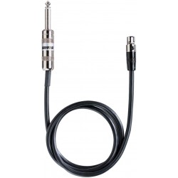 Shure WA302 2' Instrument Cable, 4-Pin Mini Connector (TA4F) to 1/4" Connector