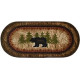 Birch Bear Non Skid Rug 20"x44" Wedge Brown
