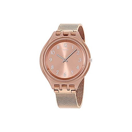 Quartz Movement Pink Dial Ladies Watch