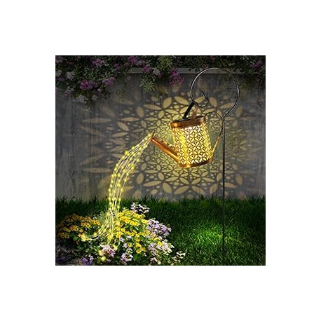 Solar Watering Can with Lights