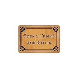 Non Slip Backing Funny Doormat Indoor Outdoor Rug 23.6"(W) X 15.7"(L)