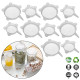 Silicone Stretch Lids (10-Pack, 2.6in+3.74in)