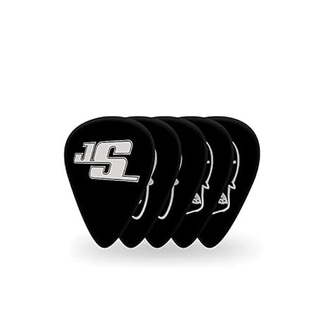 D'Addario Accessories Joe Satriani Guitar Picks, Black, 10 Pack, Medium