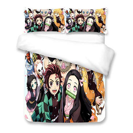 Demon Anime Slayer Bedding Set