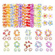 54PCS Luau Hawaii Party Decorations Bulk Leis Necklace Headbands and Hair Clips