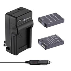 EN-EL12 Battery & Charger 2 Pack Compatible