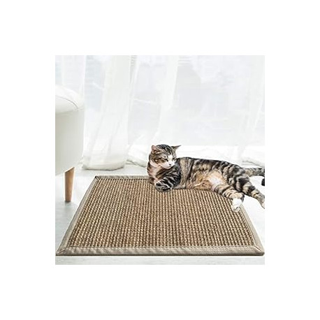 Natural Sisal Cat Scratching Mat (15.7"x23.6", Khaki)
