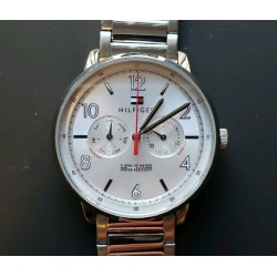 1791355 Watch With 40mm Chronograph Face and Silver Breclet