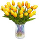 30pcs Artificial Tulips Flowers Real