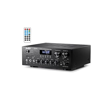 Home Audio Amplifier Stereo Receivers with Bluetooth 5.0, 220W