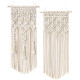 2 Pcs Macrame Woven Wall Hanging Boho
