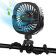 Stroller Fan, Portable Handheld Fan Battery Powered