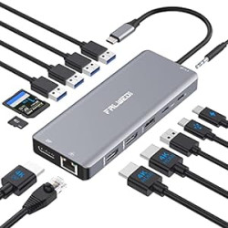 USB C Laptop Docking Station Dual Monitor