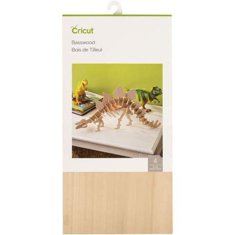 Cricut 6X12(4) Basswood Natural