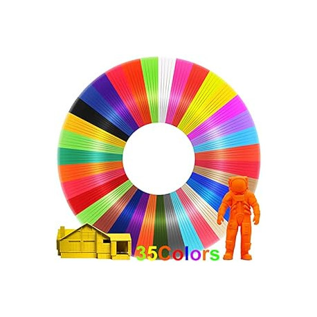 35 Colors PLA 3D Pen Filament Refills
