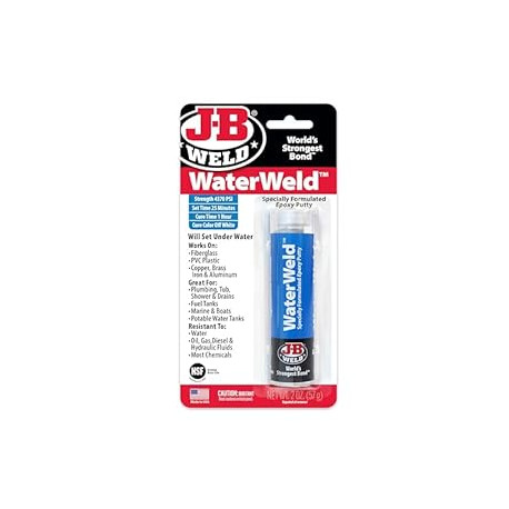 WaterWeld Epoxy Putty Stick - 2 oz., Off White