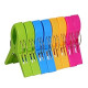Beach Chair Towel Clips on Cruise, 8 Pack Large Clamps