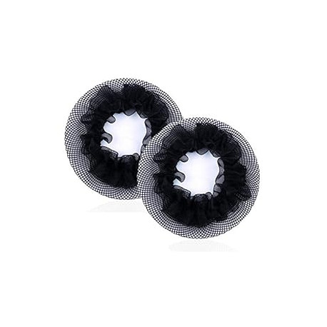 Pack 2 of 8Pcs Reusable Bun Hair Nets Elastic