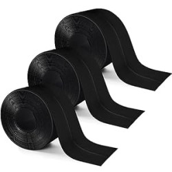 3 Rolls 10.5 Feet Caulk Tape Toilet Caulking Strip Self Adhesive