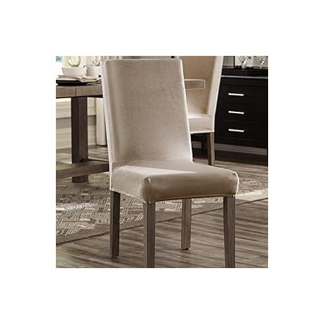 Chair Slipcover, 4 Piece Set, Sable