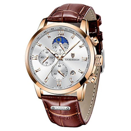 LIGE Stylish Wrist Watch for Men
