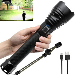 Rechargeable LED Flashlights 900,000 High Lumens