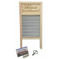 Musical Wasboard, Jaw Harp, Harmonica & Thimbles