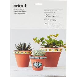 Cricut Printable Vinyl, White, 21.5cm x 27.9cm (8.5" x 11")
