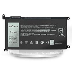 42Wh WDX0R Laptop Battery for Dell Inspiron 13 5368