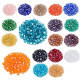 1800pcs Glass Bicone Beads Wholesale 4mm