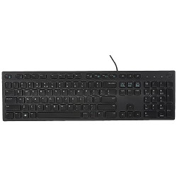 Pack 2 of Dell Wired Keyboard - Black KB216 (580-ADMT)